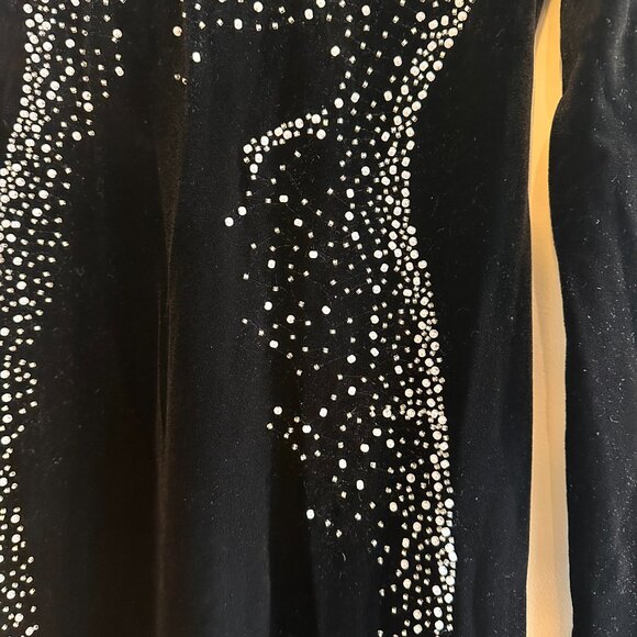 Black Velvet Dress - Zara - Picture 4 of 4